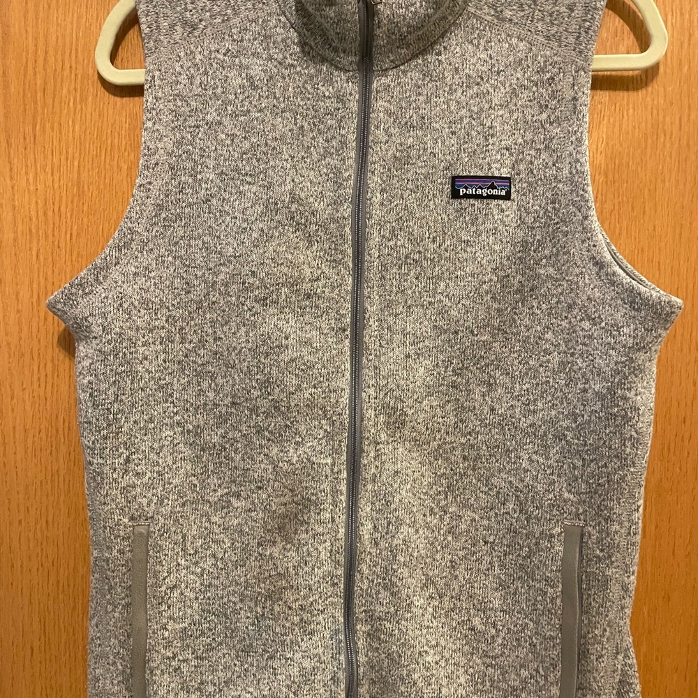 Patagonia Heather Gray Fleece Vest